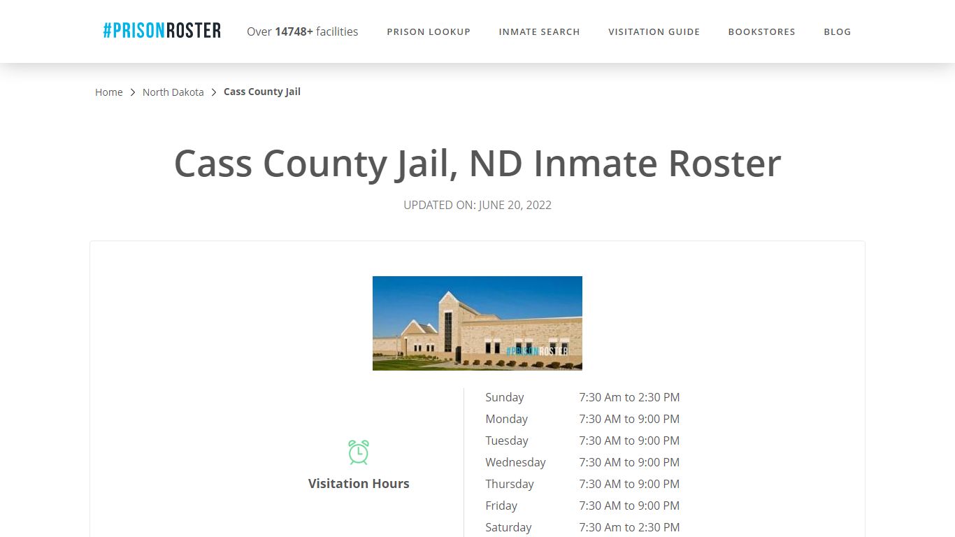 Cass County Jail, ND Inmate Roster - Prisonroster